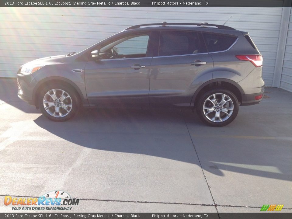 2013 Ford Escape SEL 1.6L EcoBoost Sterling Gray Metallic / Charcoal Black Photo #3