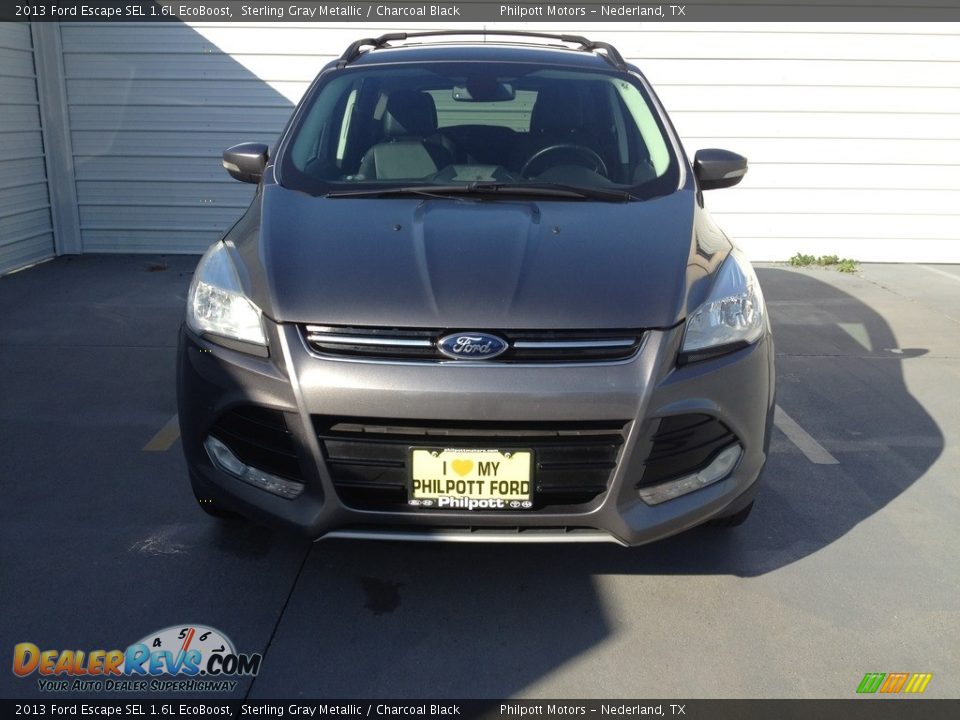 2013 Ford Escape SEL 1.6L EcoBoost Sterling Gray Metallic / Charcoal Black Photo #5