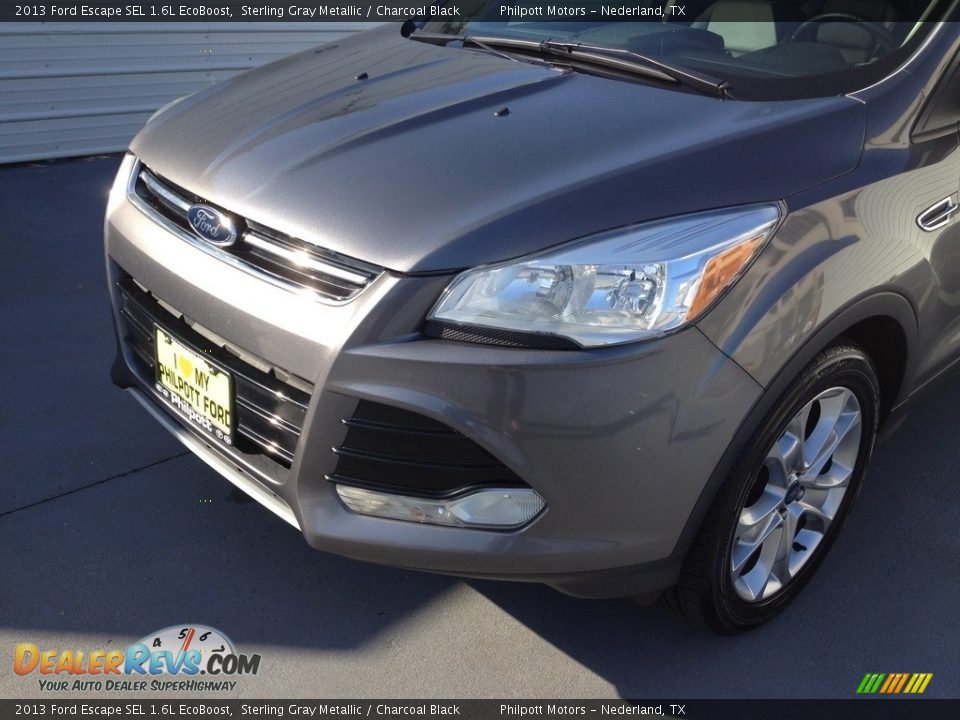 2013 Ford Escape SEL 1.6L EcoBoost Sterling Gray Metallic / Charcoal Black Photo #7