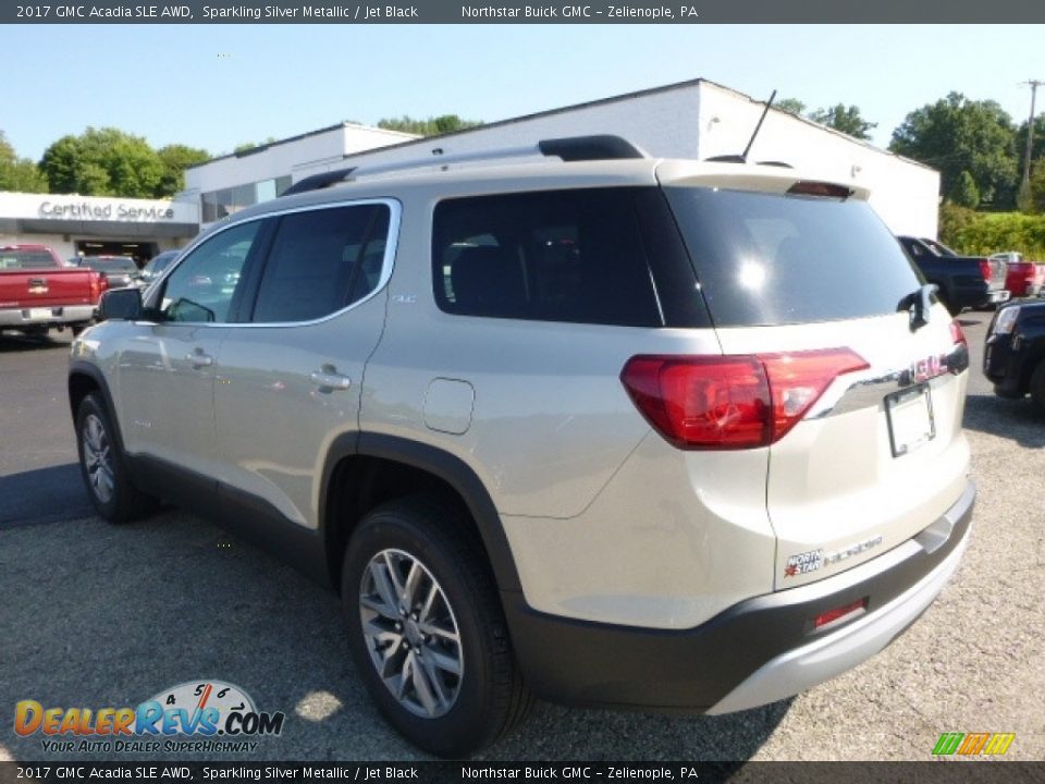 2017 GMC Acadia SLE AWD Sparkling Silver Metallic / Jet Black Photo #4