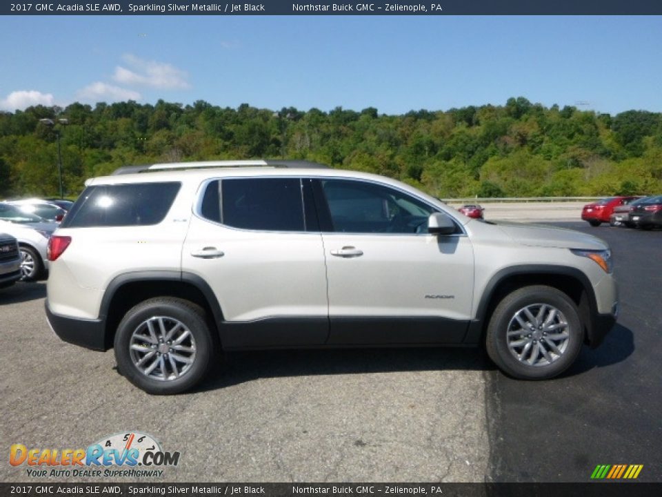 Sparkling Silver Metallic 2017 GMC Acadia SLE AWD Photo #7