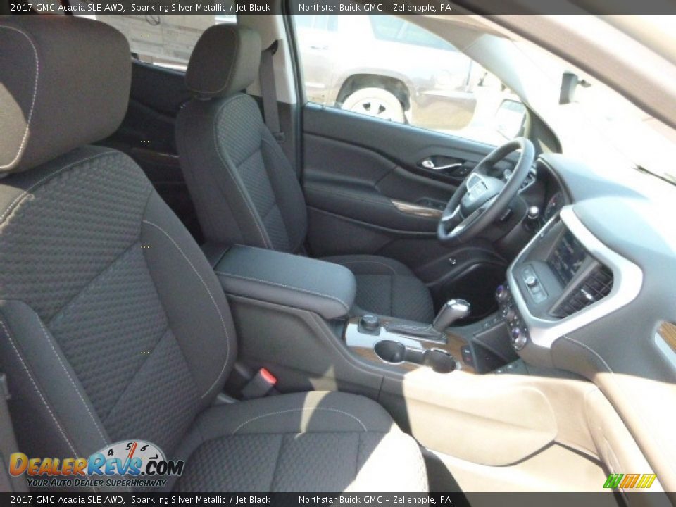 2017 GMC Acadia SLE AWD Sparkling Silver Metallic / Jet Black Photo #8
