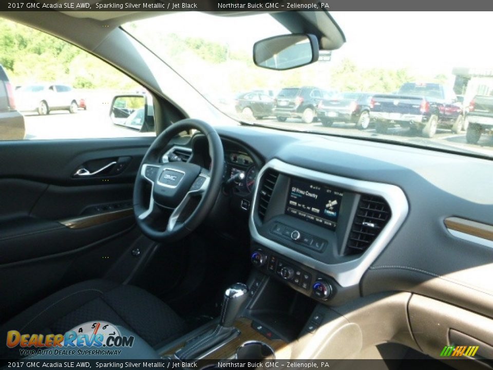 2017 GMC Acadia SLE AWD Sparkling Silver Metallic / Jet Black Photo #9