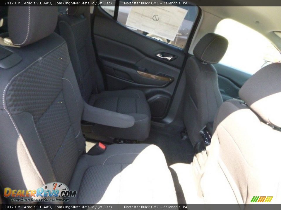 2017 GMC Acadia SLE AWD Sparkling Silver Metallic / Jet Black Photo #10