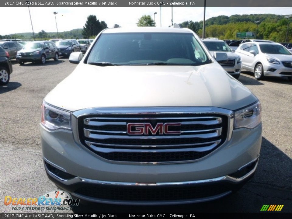 2017 GMC Acadia SLE AWD Sparkling Silver Metallic / Jet Black Photo #13