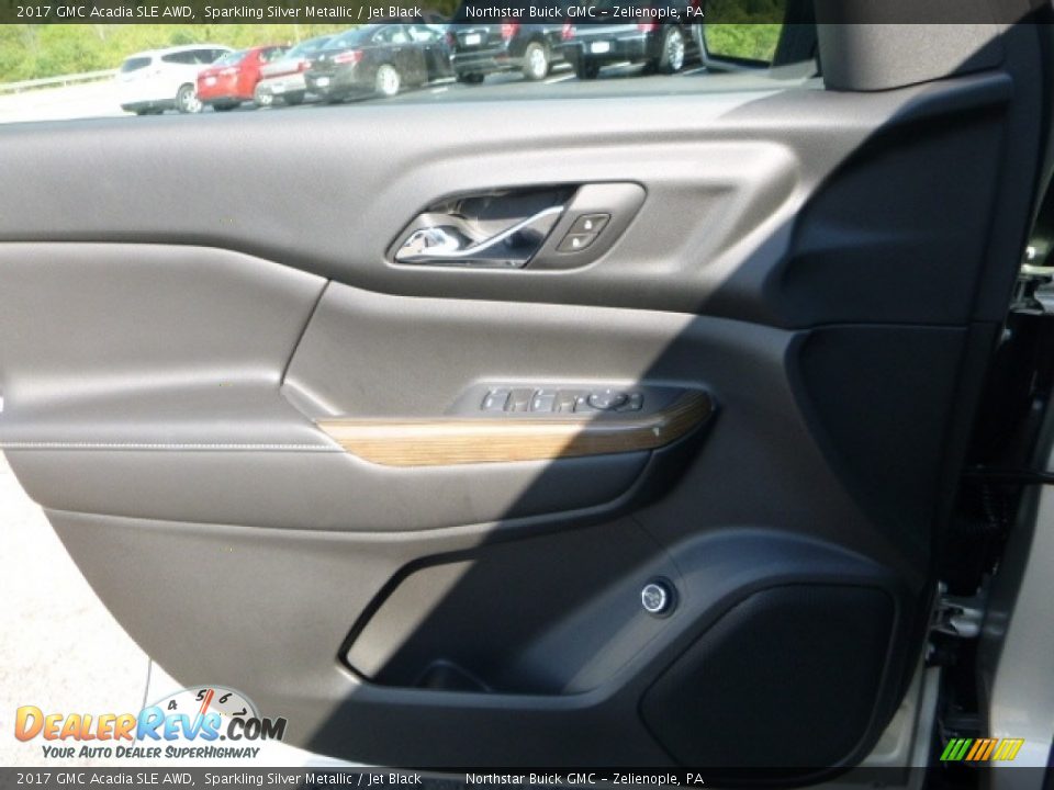 2017 GMC Acadia SLE AWD Sparkling Silver Metallic / Jet Black Photo #14