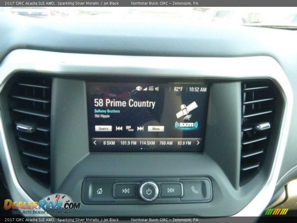 2017 GMC Acadia SLE AWD Sparkling Silver Metallic / Jet Black Photo #18