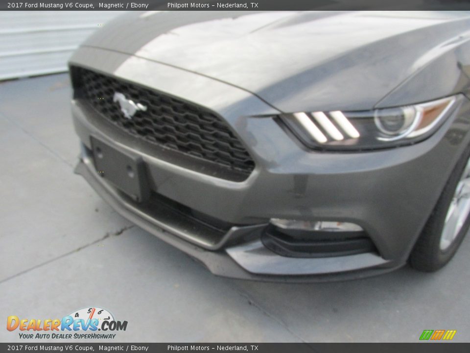 2017 Ford Mustang V6 Coupe Magnetic / Ebony Photo #10