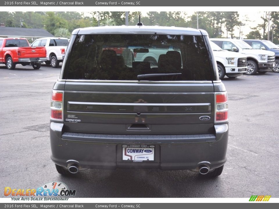 2016 Ford Flex SEL Magnetic / Charcoal Black Photo #4
