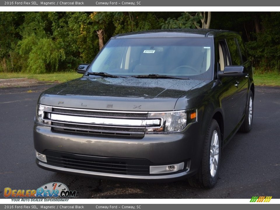 2016 Ford Flex SEL Magnetic / Charcoal Black Photo #14