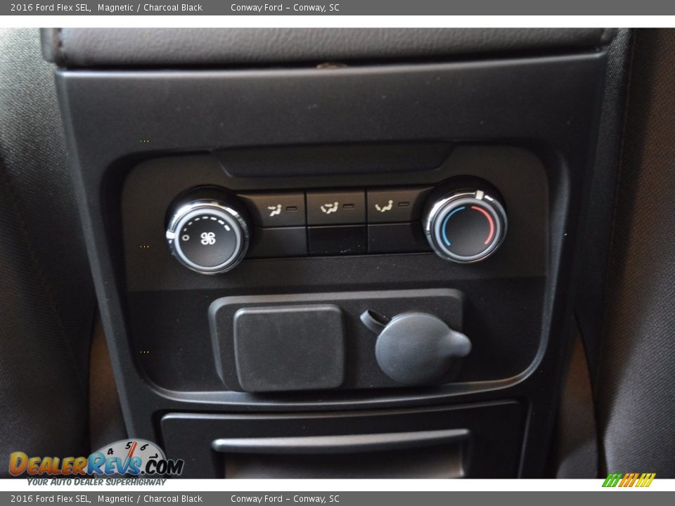 2016 Ford Flex SEL Magnetic / Charcoal Black Photo #27