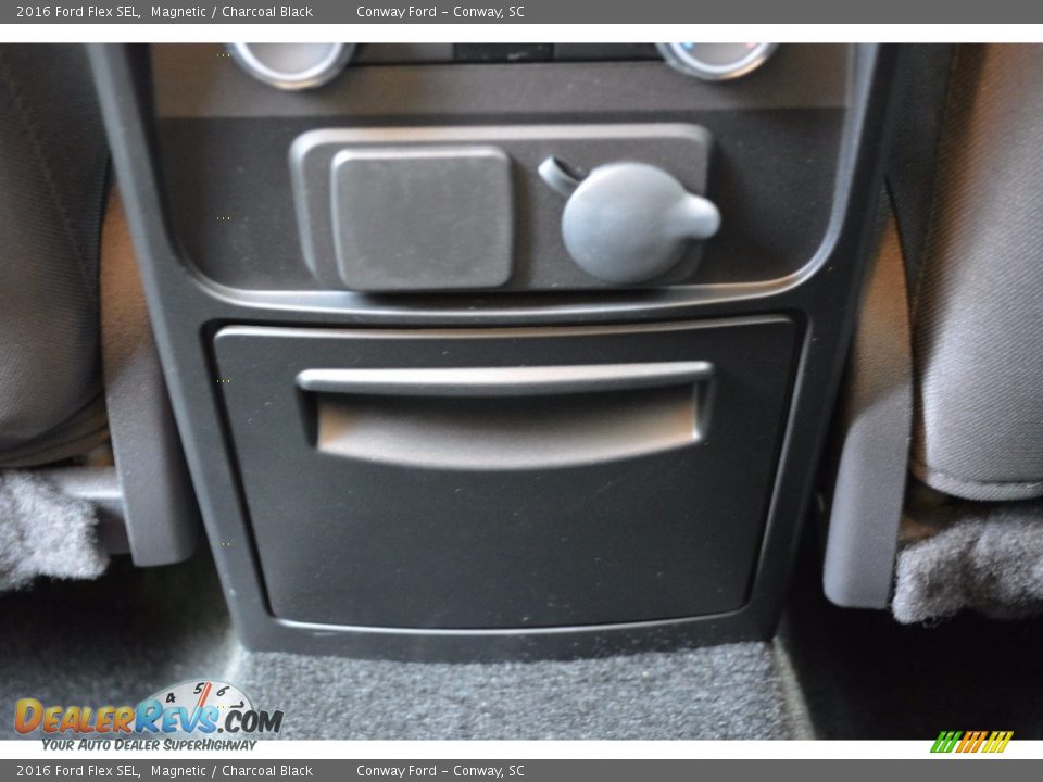 2016 Ford Flex SEL Magnetic / Charcoal Black Photo #28