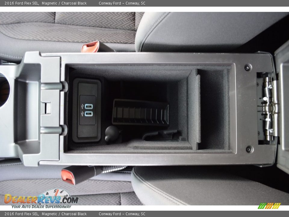 2016 Ford Flex SEL Magnetic / Charcoal Black Photo #32