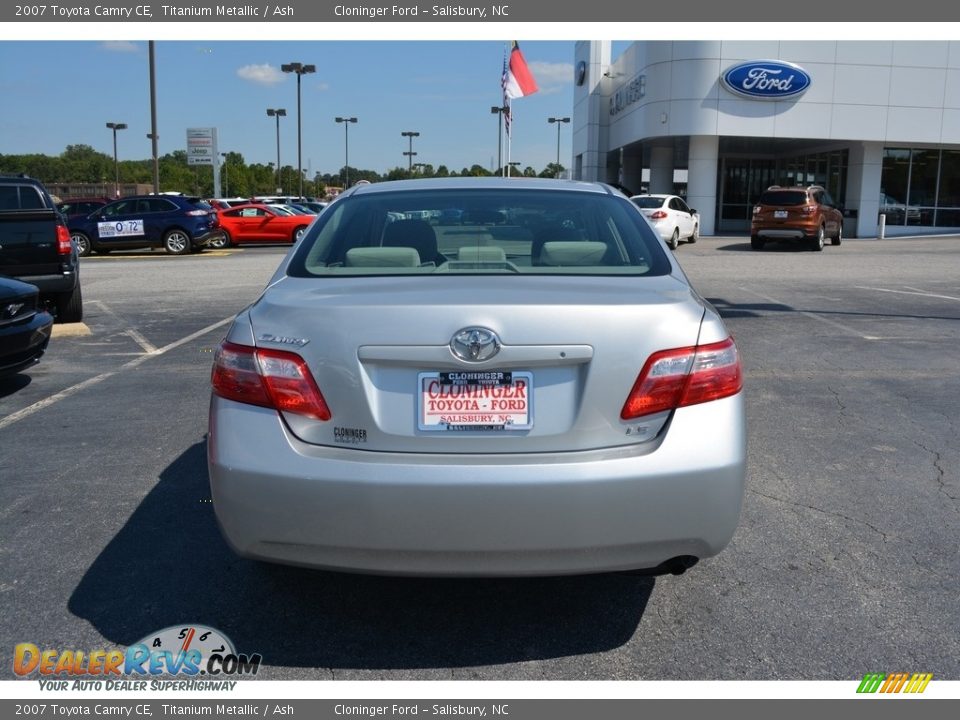 2007 Toyota Camry CE Titanium Metallic / Ash Photo #4