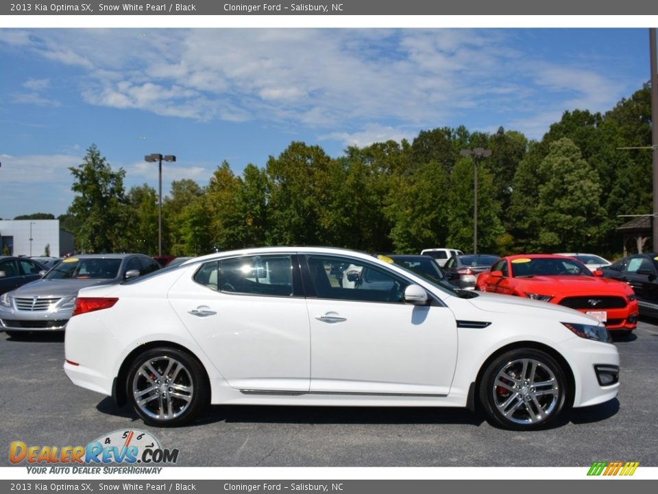 2013 Kia Optima SX Snow White Pearl / Black Photo #2