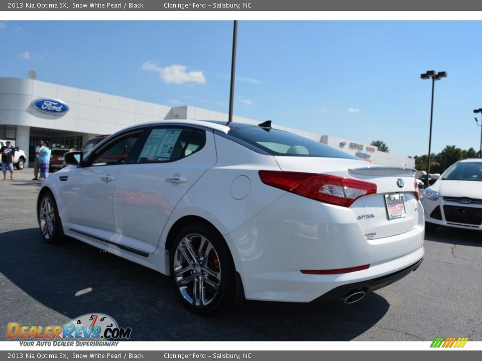 2013 Kia Optima SX Snow White Pearl / Black Photo #5