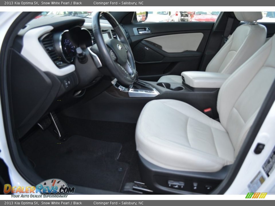 2013 Kia Optima SX Snow White Pearl / Black Photo #10