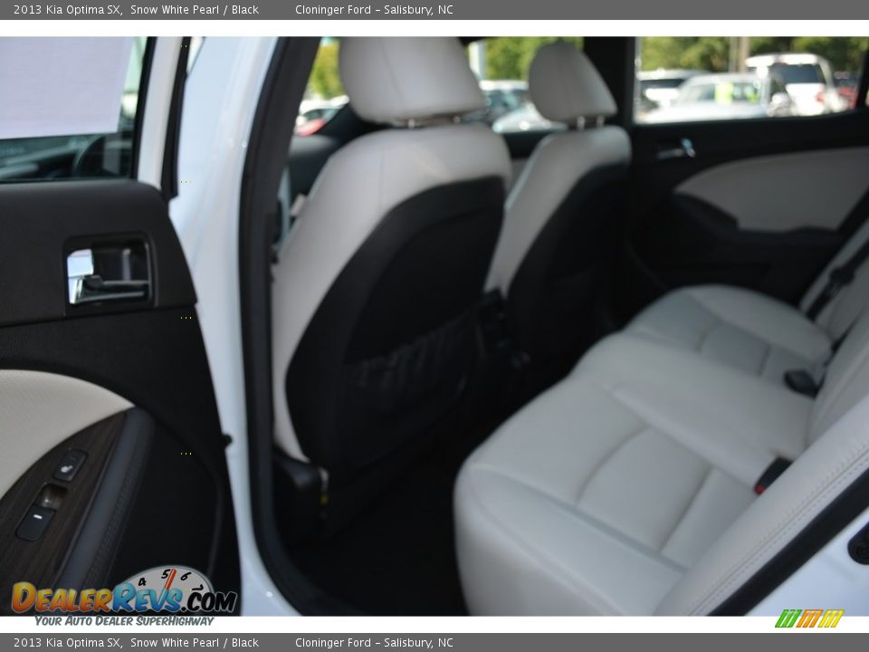 2013 Kia Optima SX Snow White Pearl / Black Photo #13