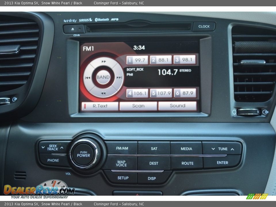 2013 Kia Optima SX Snow White Pearl / Black Photo #18