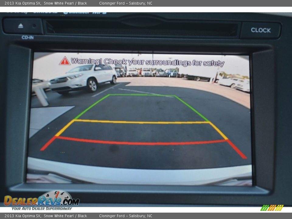 2013 Kia Optima SX Snow White Pearl / Black Photo #21