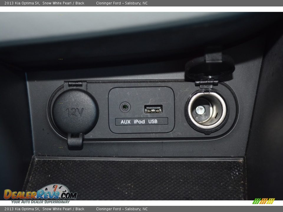 2013 Kia Optima SX Snow White Pearl / Black Photo #22