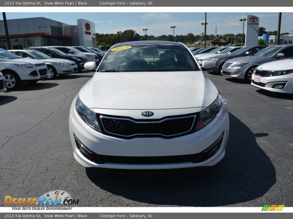 2013 Kia Optima SX Snow White Pearl / Black Photo #31