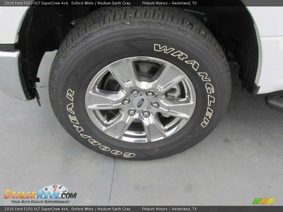 2016 Ford F150 XLT SuperCrew 4x4 Oxford White / Medium Earth Gray Photo #11