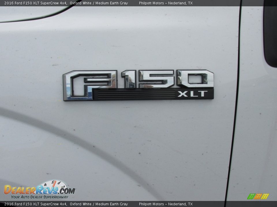 2016 Ford F150 XLT SuperCrew 4x4 Oxford White / Medium Earth Gray Photo #14
