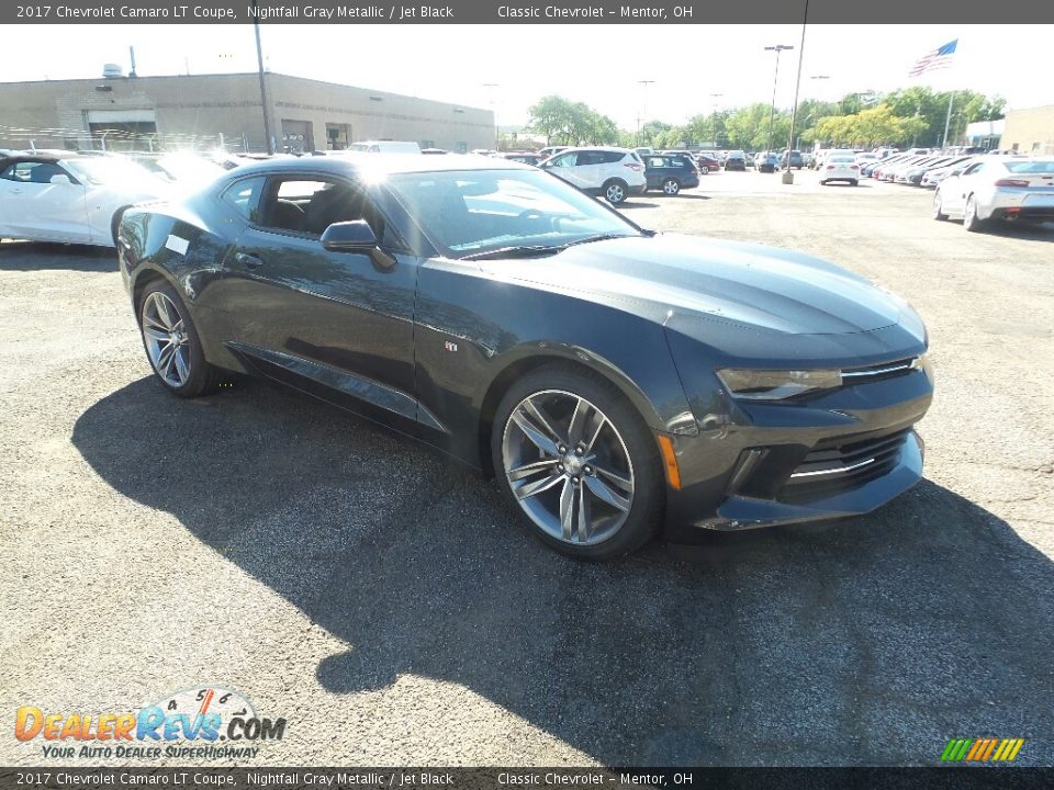 2017 Chevrolet Camaro LT Coupe Nightfall Gray Metallic / Jet Black Photo #3