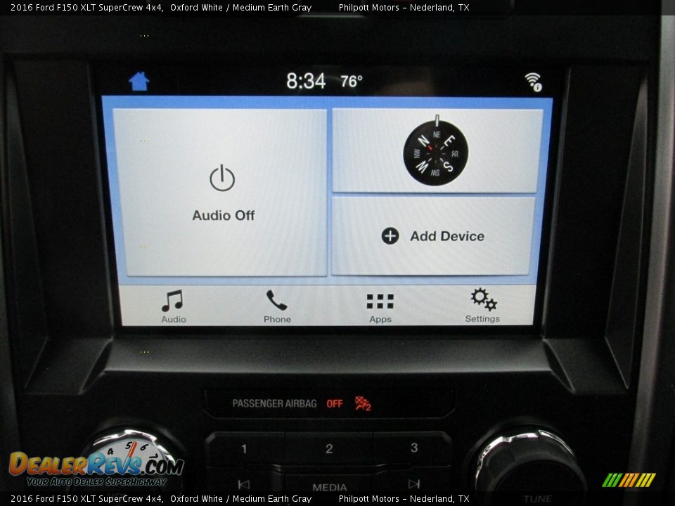 2016 Ford F150 XLT SuperCrew 4x4 Oxford White / Medium Earth Gray Photo #27