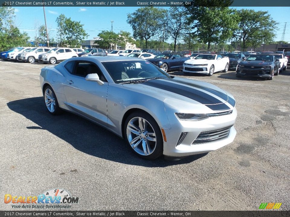 2017 Chevrolet Camaro LT Convertible Silver Ice Metallic / Jet Black Photo #3