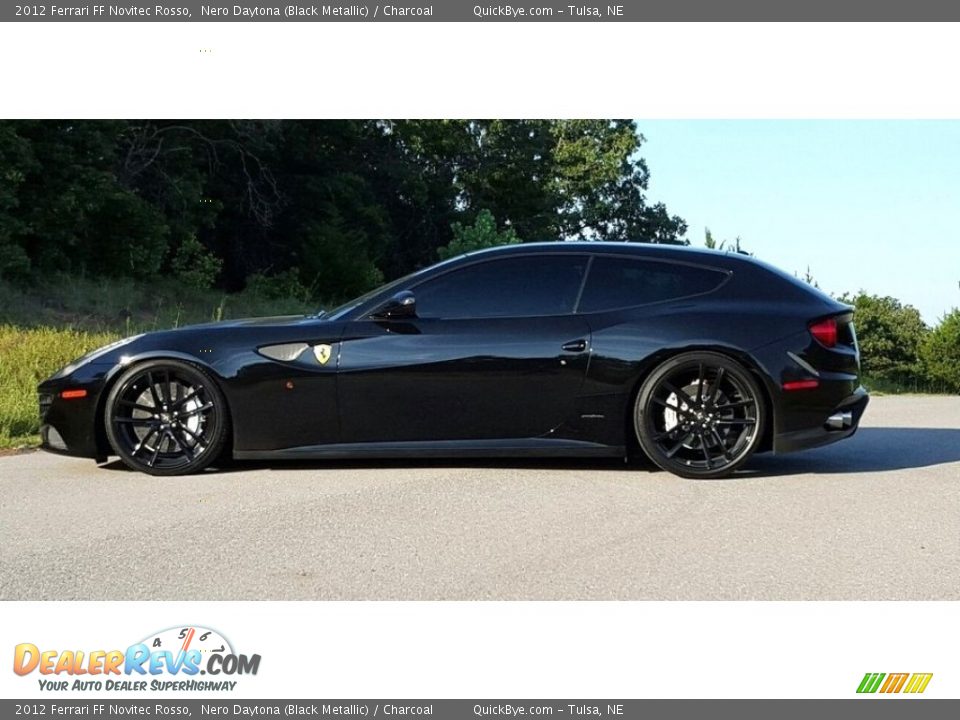 Nero Daytona (Black Metallic) 2012 Ferrari FF Novitec Rosso Photo #1
