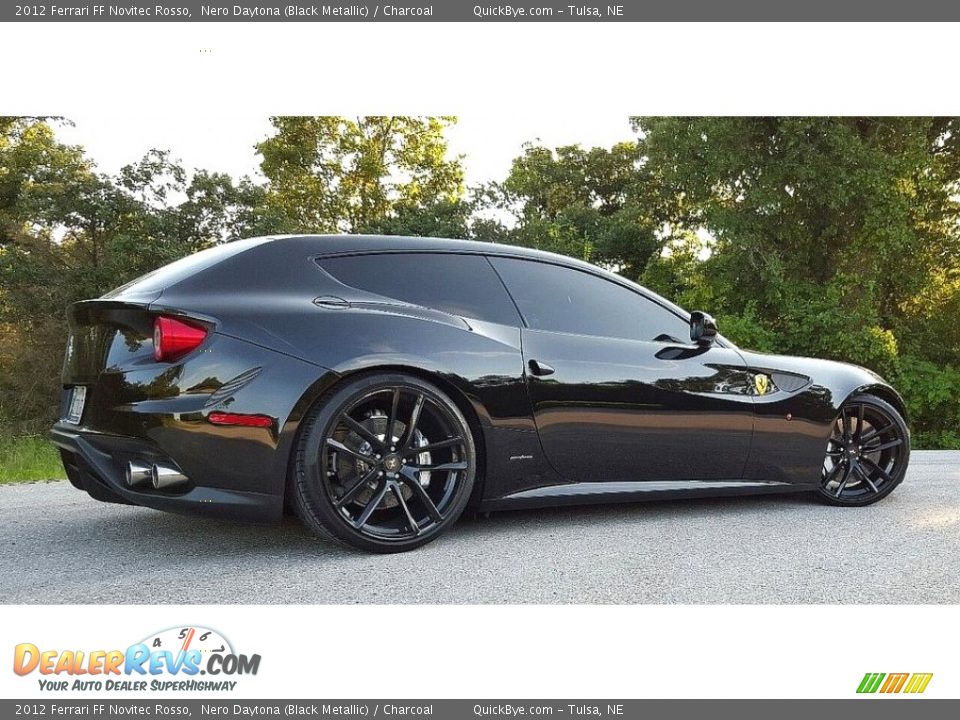 Nero Daytona (Black Metallic) 2012 Ferrari FF Novitec Rosso Photo #6