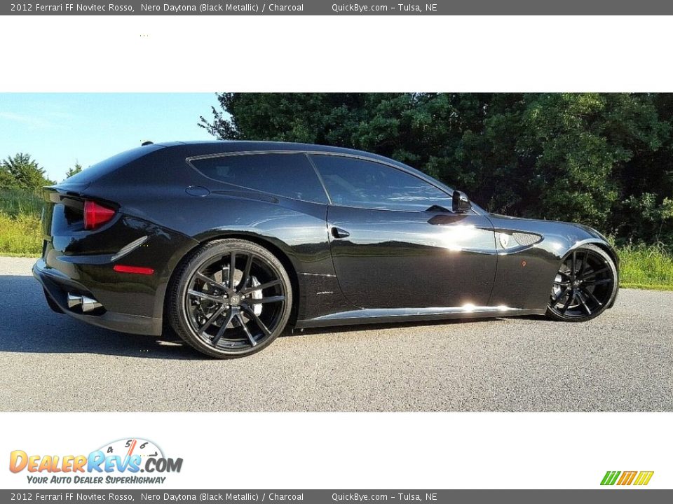 Nero Daytona (Black Metallic) 2012 Ferrari FF Novitec Rosso Photo #7