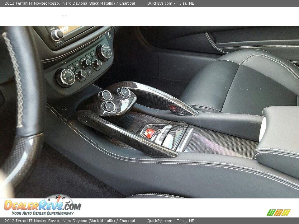 Charcoal Interior - 2012 Ferrari FF Novitec Rosso Photo #9