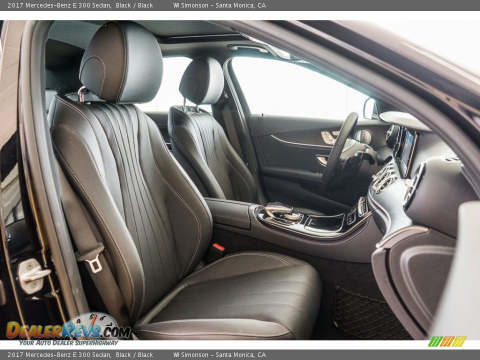 2017 Mercedes-Benz E 300 Sedan Black / Black Photo #2