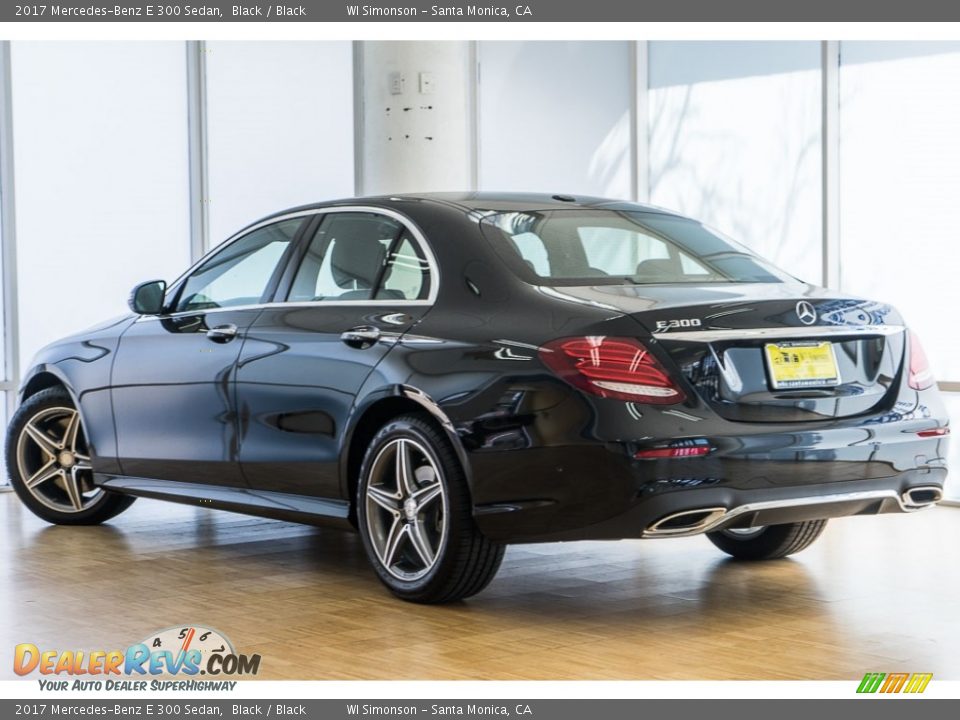 2017 Mercedes-Benz E 300 Sedan Black / Black Photo #3