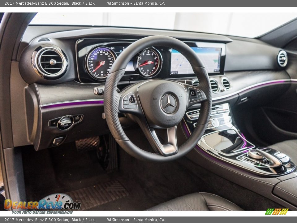 2017 Mercedes-Benz E 300 Sedan Black / Black Photo #5