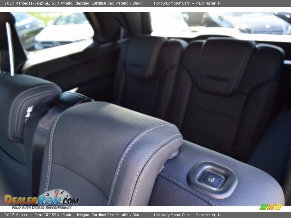 2017 Mercedes-Benz GLS 550 4Matic designo  Cardinal Red Metallic / Black Photo #7