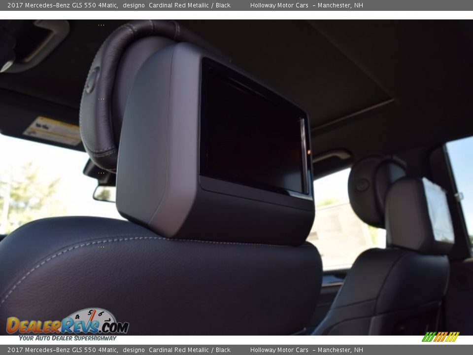 2017 Mercedes-Benz GLS 550 4Matic designo  Cardinal Red Metallic / Black Photo #9