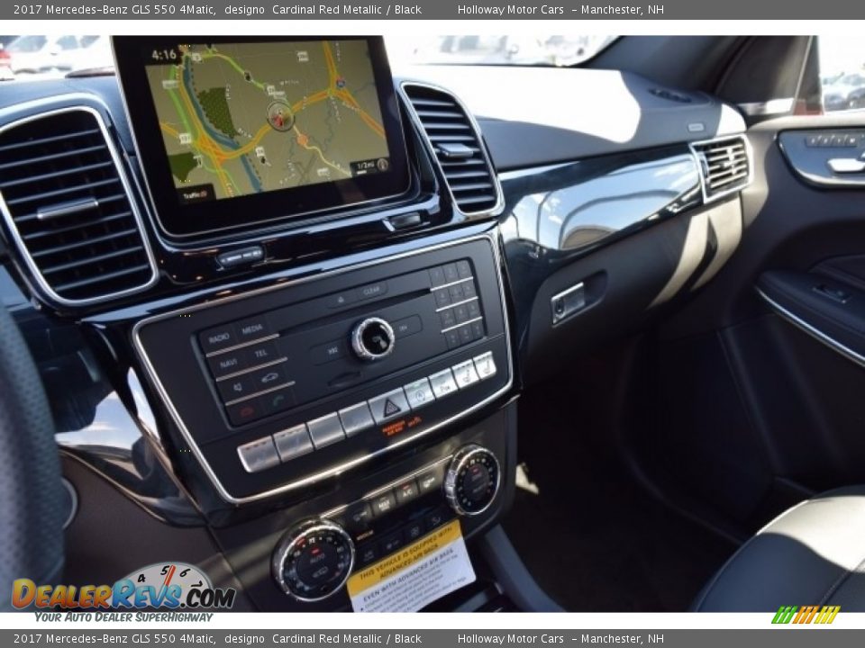 2017 Mercedes-Benz GLS 550 4Matic designo  Cardinal Red Metallic / Black Photo #11