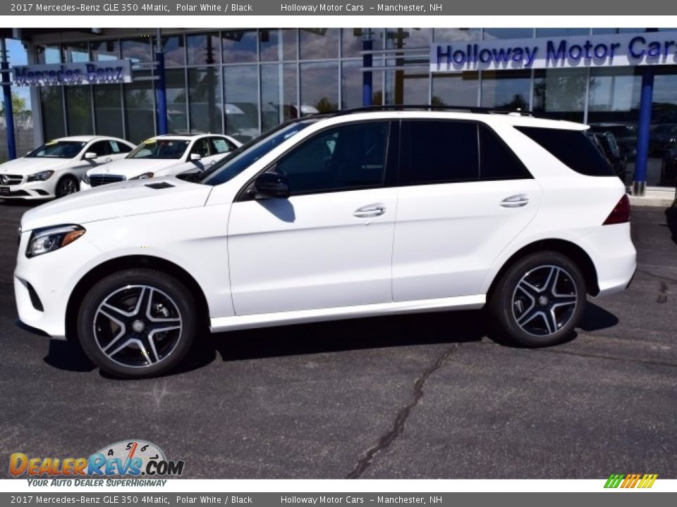 2017 Mercedes-Benz GLE 350 4Matic Polar White / Black Photo #3