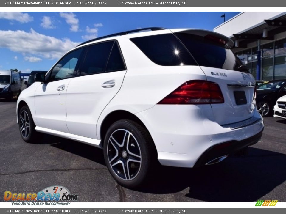 2017 Mercedes-Benz GLE 350 4Matic Polar White / Black Photo #4