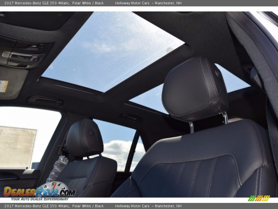 2017 Mercedes-Benz GLE 350 4Matic Polar White / Black Photo #10