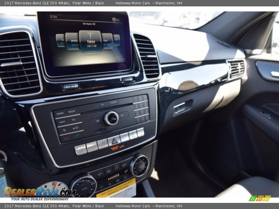 2017 Mercedes-Benz GLE 350 4Matic Polar White / Black Photo #11