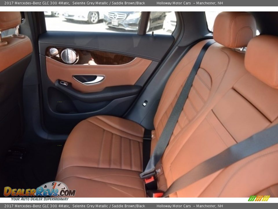2017 Mercedes-Benz GLC 300 4Matic Selenite Grey Metallic / Saddle Brown/Black Photo #7
