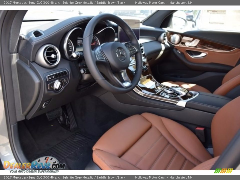 Saddle Brown/Black Interior - 2017 Mercedes-Benz GLC 300 4Matic Photo #9