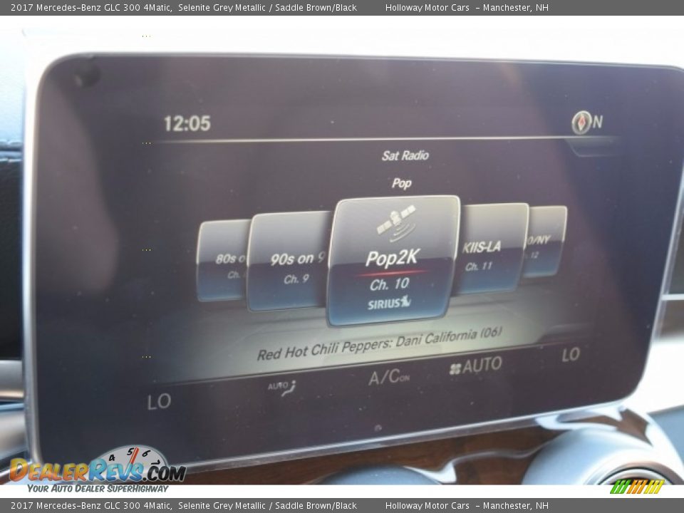 2017 Mercedes-Benz GLC 300 4Matic Selenite Grey Metallic / Saddle Brown/Black Photo #11