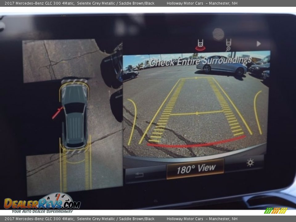 2017 Mercedes-Benz GLC 300 4Matic Selenite Grey Metallic / Saddle Brown/Black Photo #13