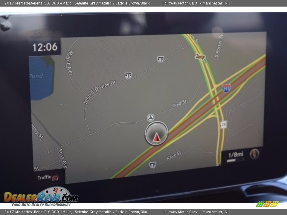 2017 Mercedes-Benz GLC 300 4Matic Selenite Grey Metallic / Saddle Brown/Black Photo #14